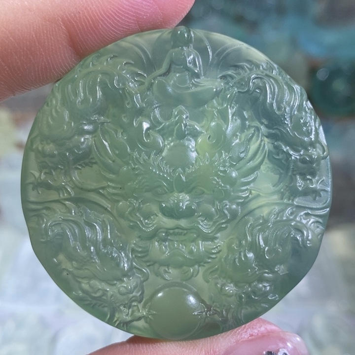 岫玉吊坠未镶嵌吊坠