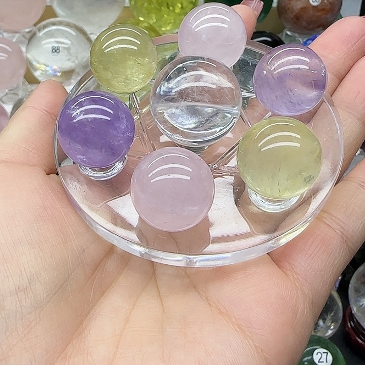 水晶未镶嵌珠宝半成品