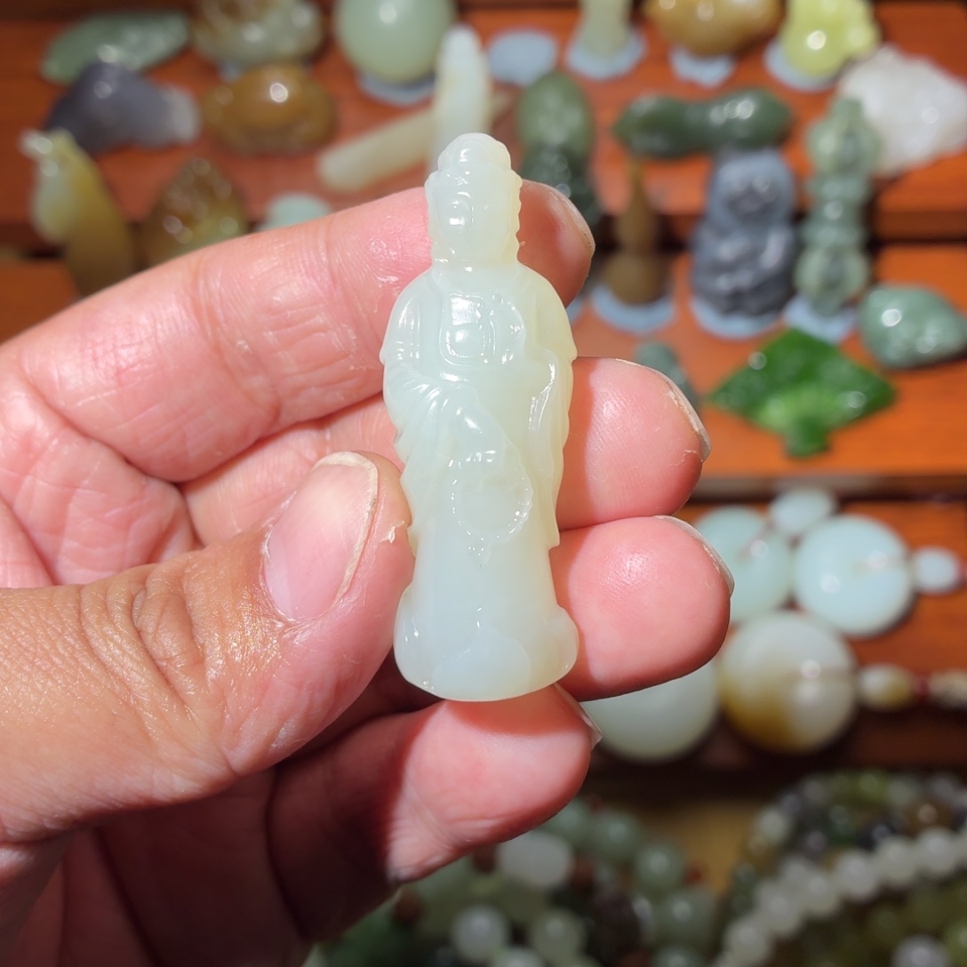 超***哥和田玉未镶嵌吊坠(不含链)