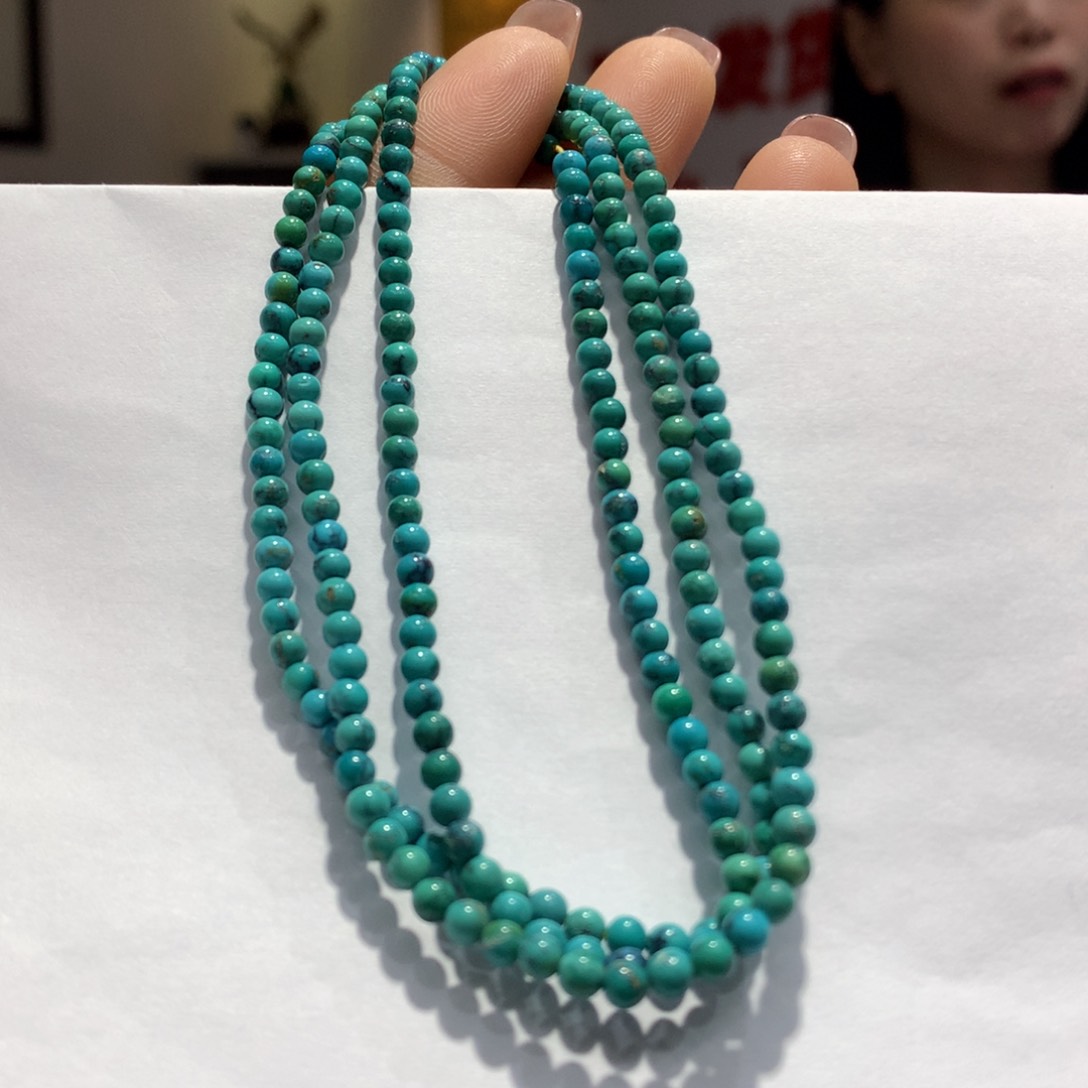 绿松石长链未镶嵌
