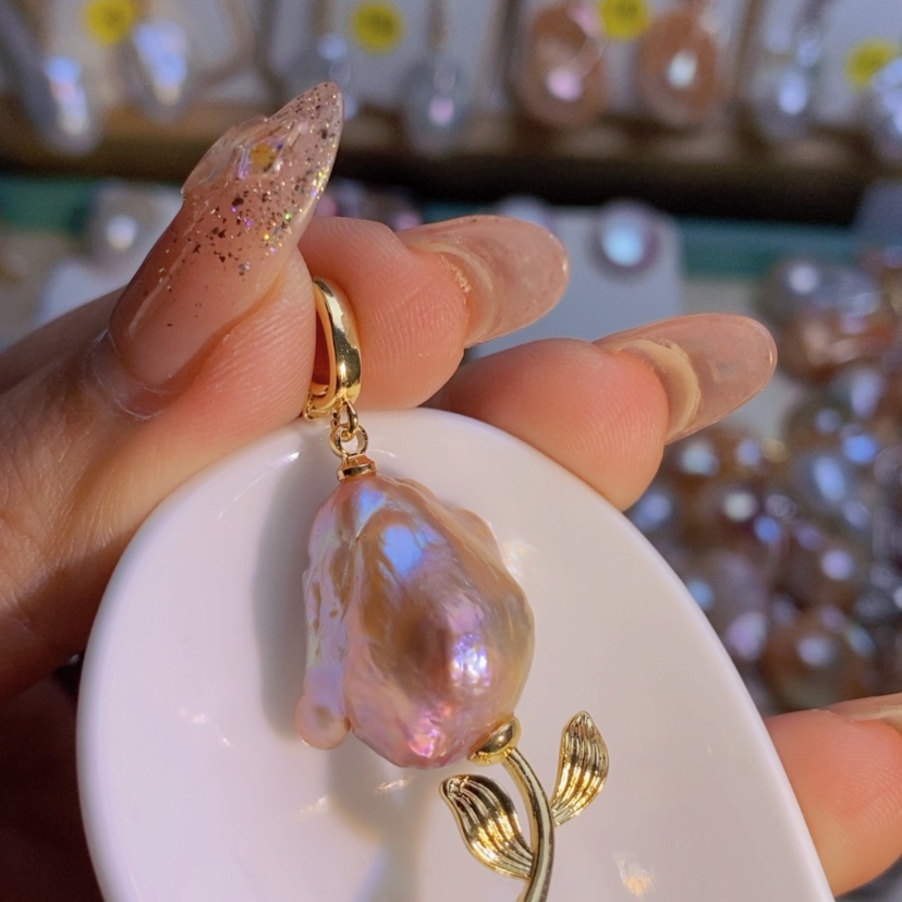 【闪购商品】淡水珍珠天然淡水珍珠合金