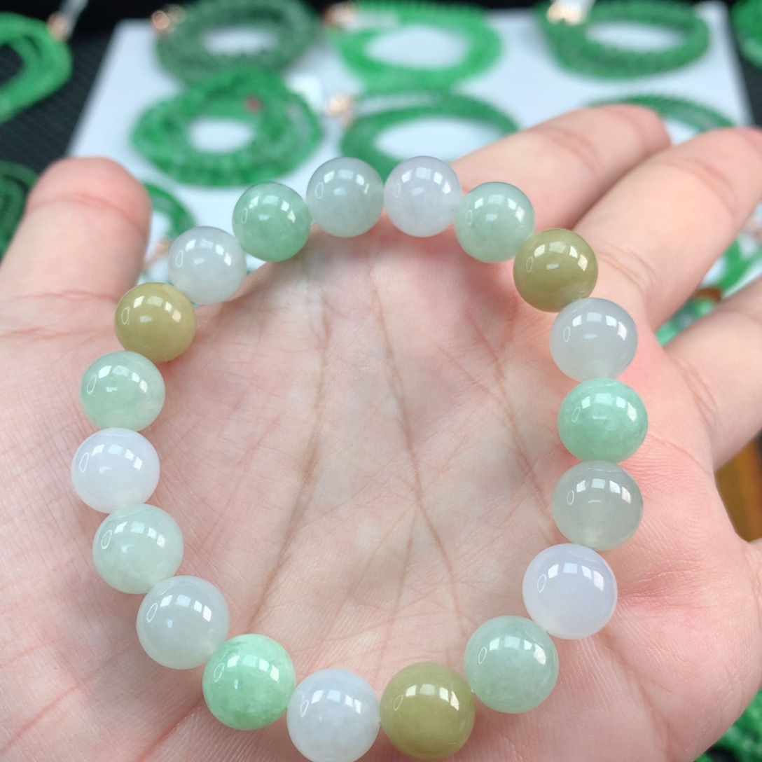 翡翠手链未镶嵌翡翠