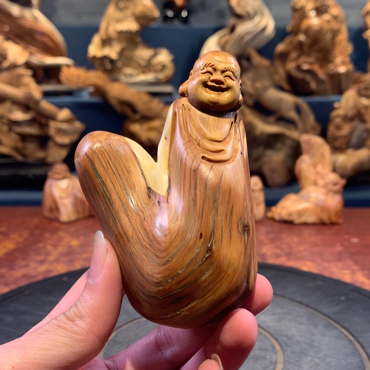 柏木（崖柏）根雕摆件