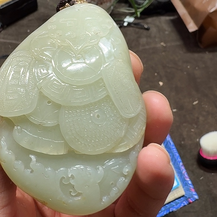 未镶嵌和田玉车挂