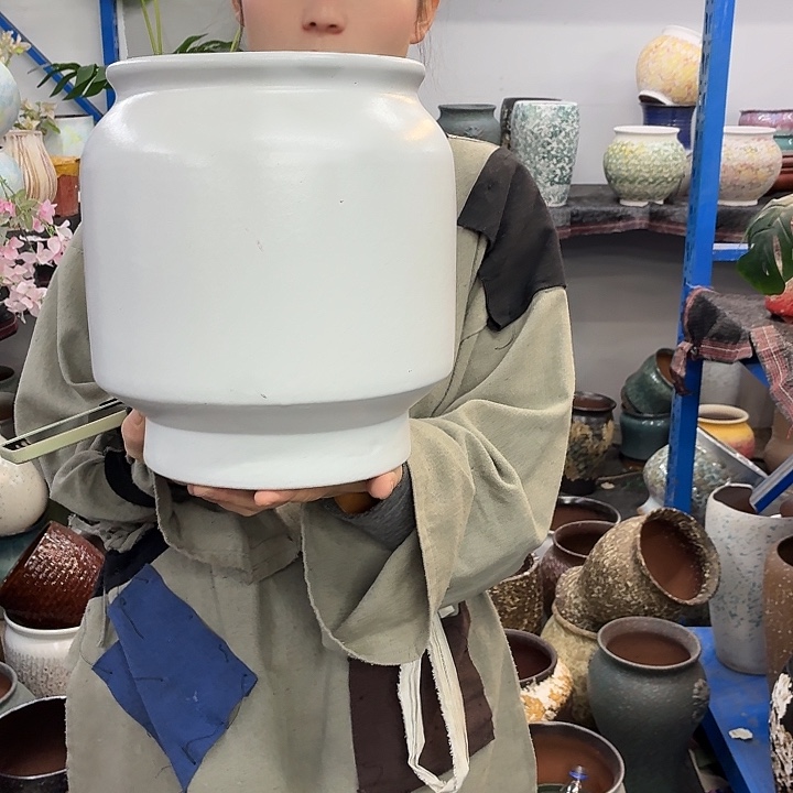 20×27 -粗陶花盆有孔-买买买