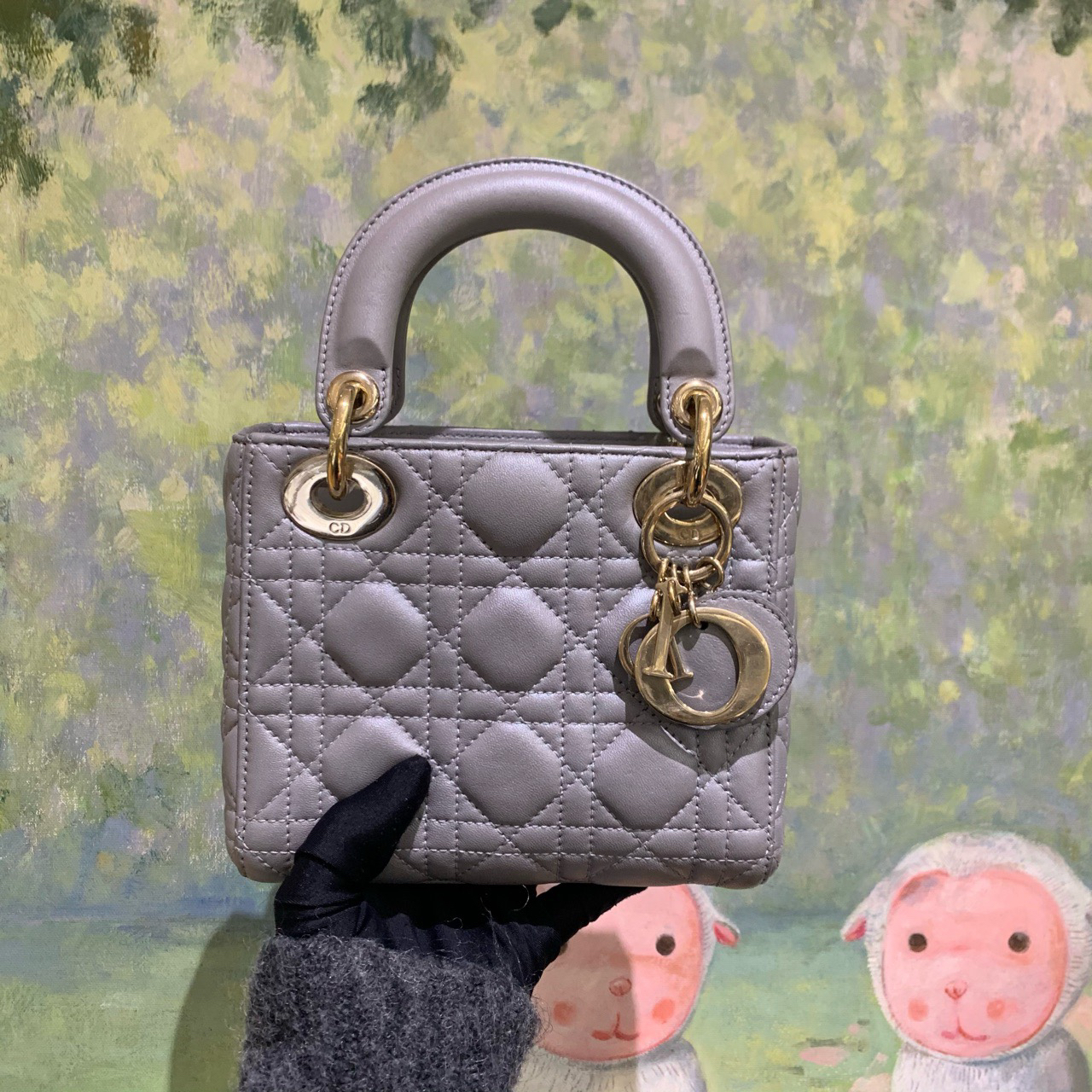 95新 DIOR/迪奥 11759818/KIKIFIFI/三格戴妃包