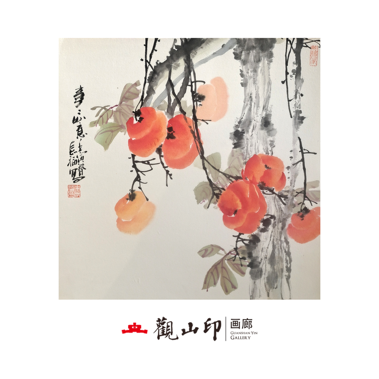 李长福-原创手绘国画50x50cm作品-9104