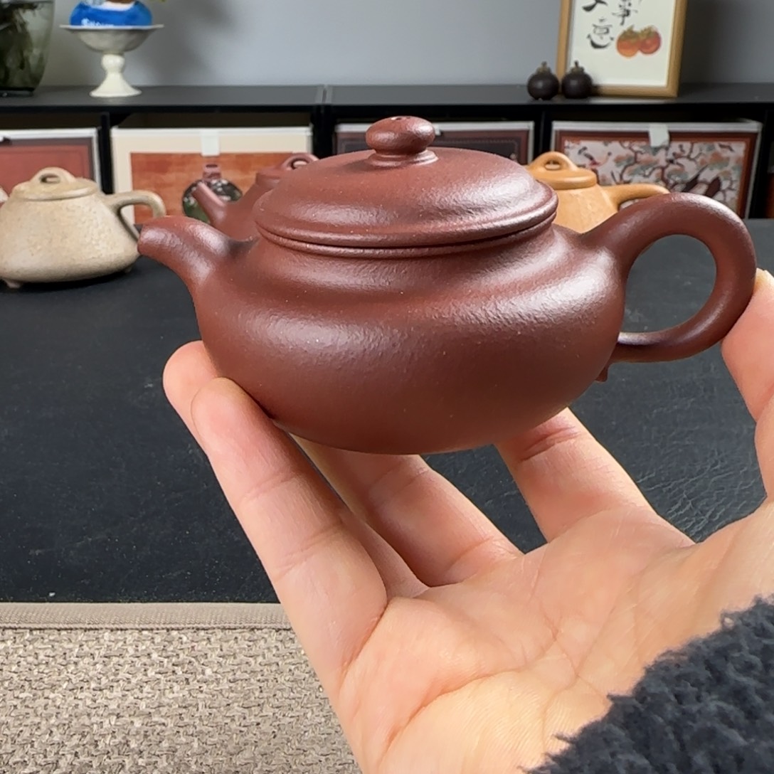 紫砂茶壶微瑕仿古