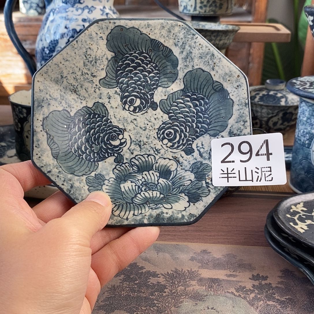 陶手工手绘青花高温陶瓷