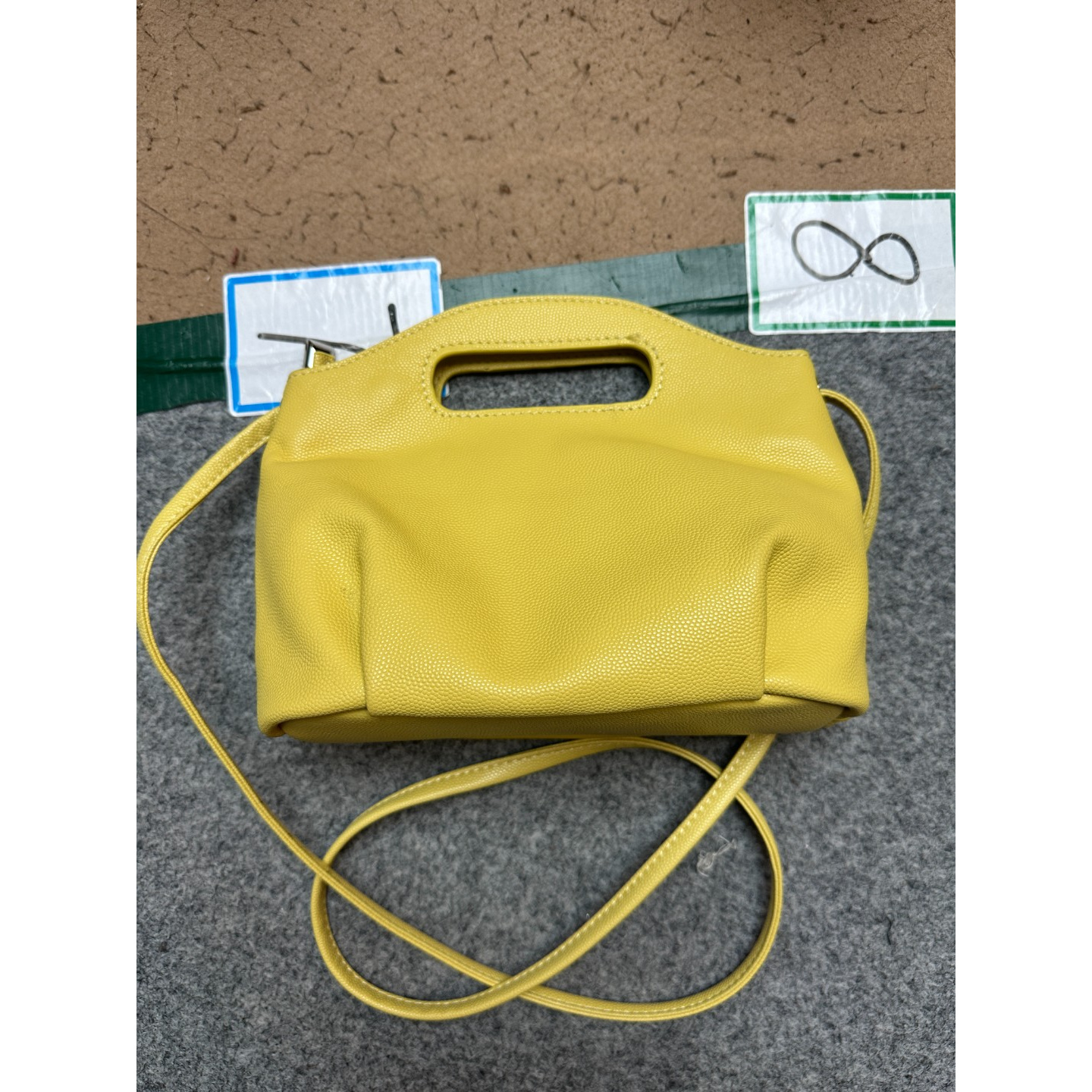 TOLEX2025新款手工女包休闲烧麦时尚百搭黄色