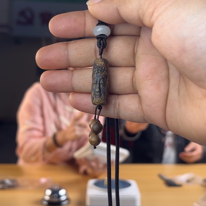 沉香沉香碎屑奇楠雕刻佛DIY多样性发一