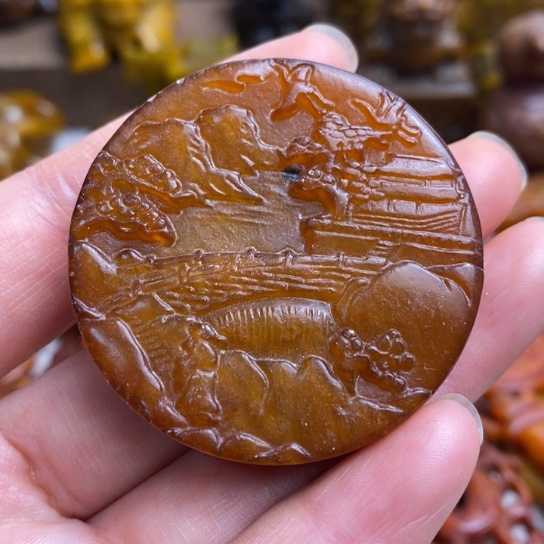 蛇纹石玉未镶嵌颈饰116