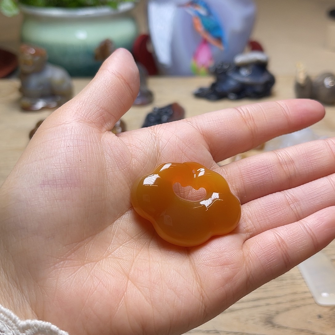 爱***学玛瑙/玉髓未镶嵌手镯