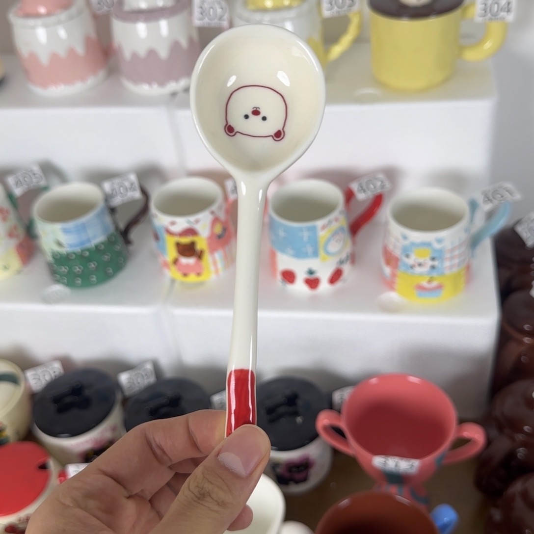 喜****陶瓷无盖款勺子勺子