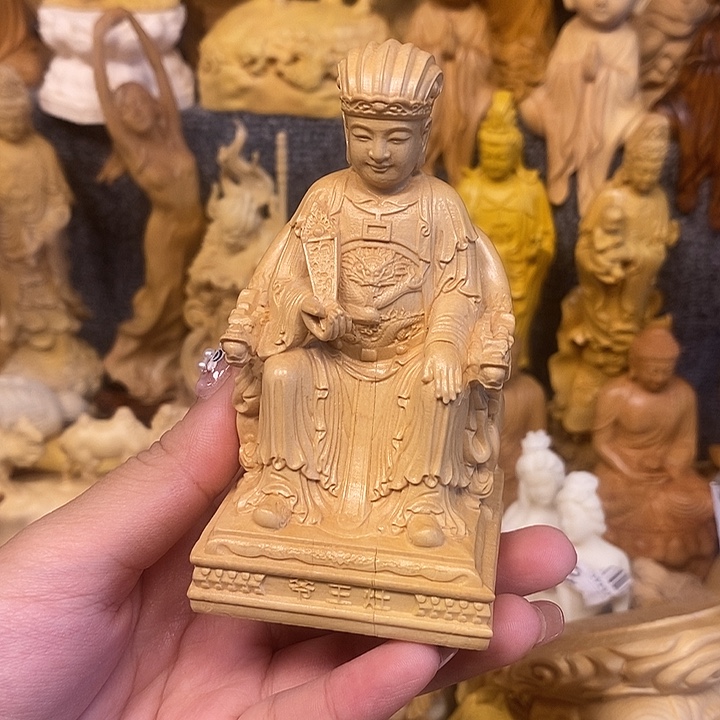 黄杨木黄杨木瑕疵灶王爷