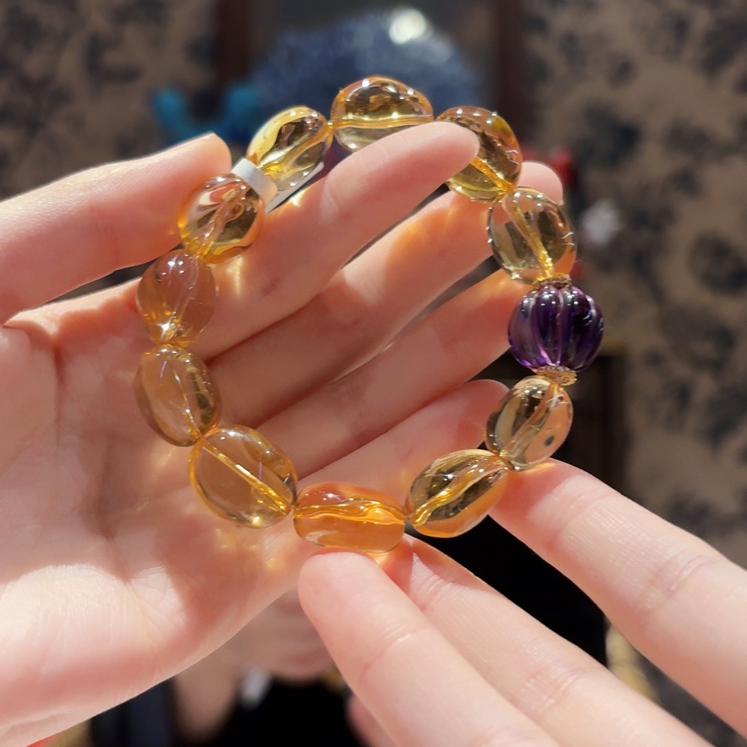 未镶嵌水晶手链手串