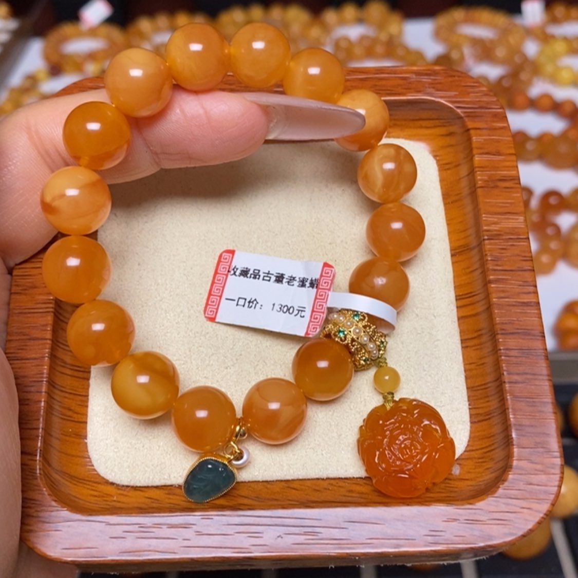 【闪购商品】未镶嵌蜜蜡手链手串