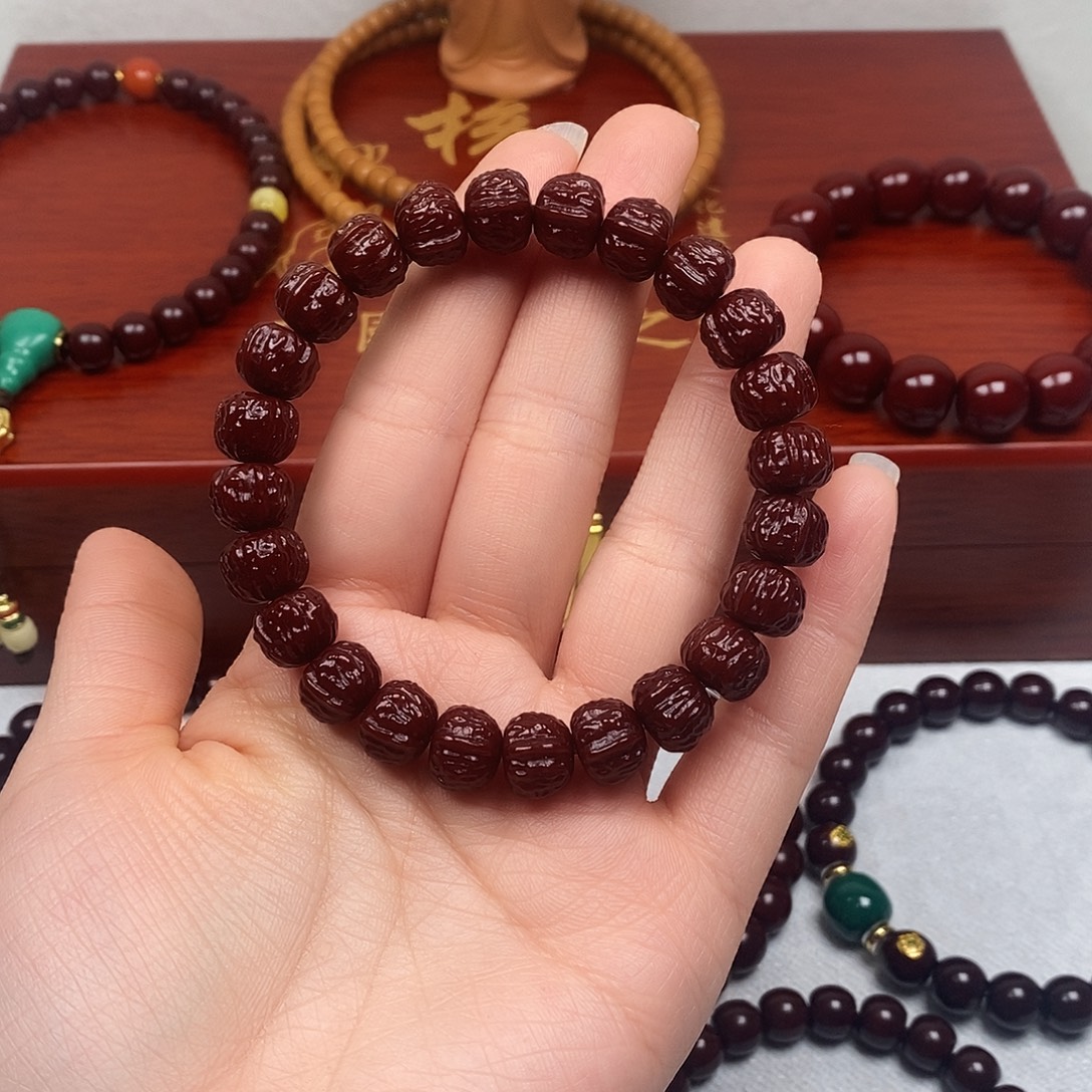 南***北猴头核桃手串蛤蟆头10