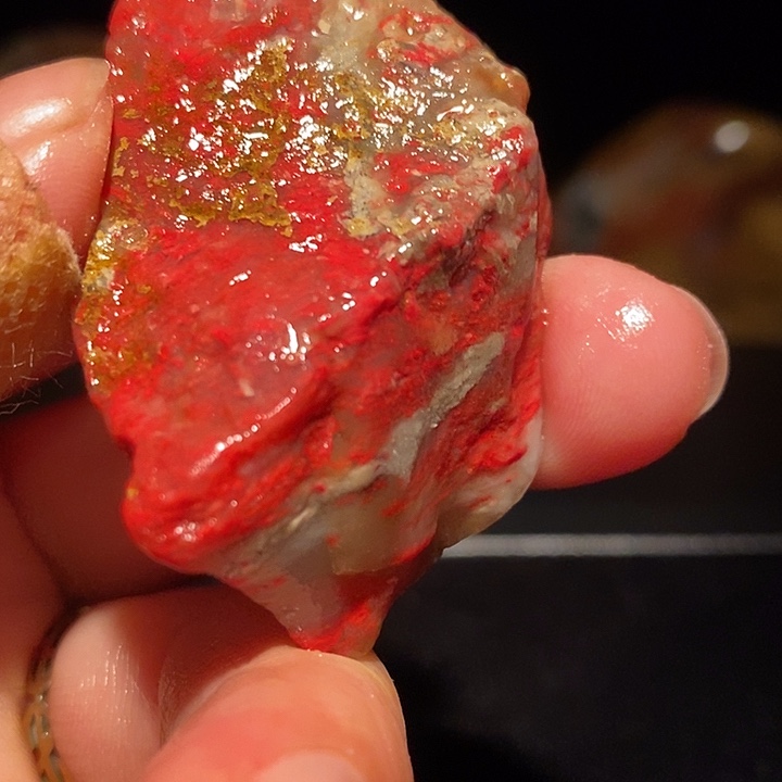 昌化精品鸡血冻石鸡血原石