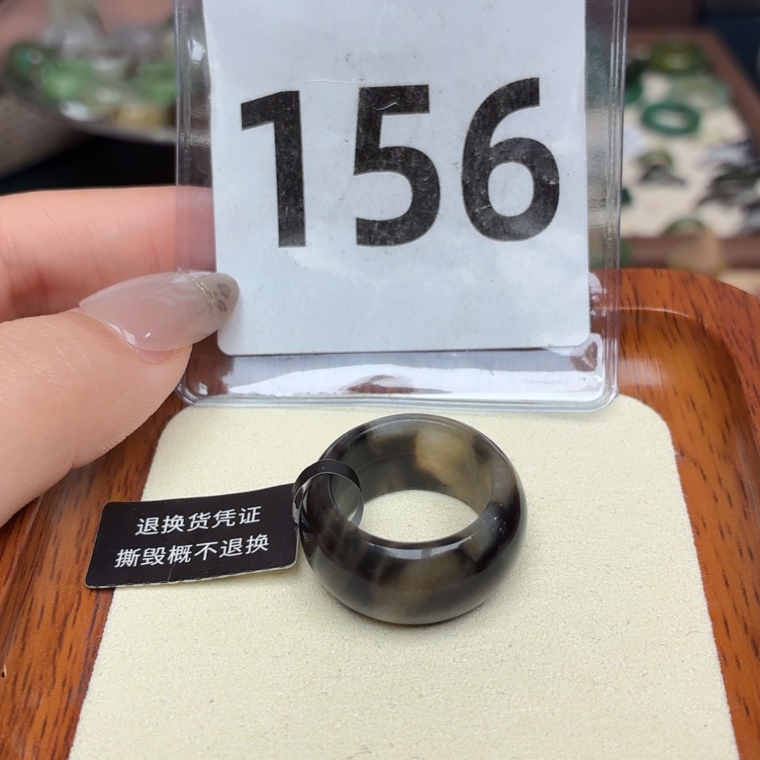 和田玉未镶嵌戒圈16号