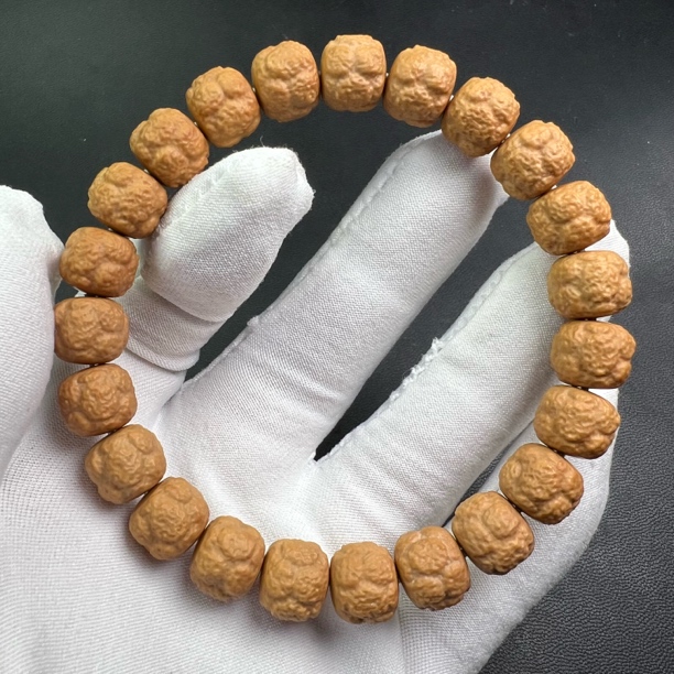 猴头核桃饕餮手串精挑细选全品无暇天然毕业级精工猴头手串