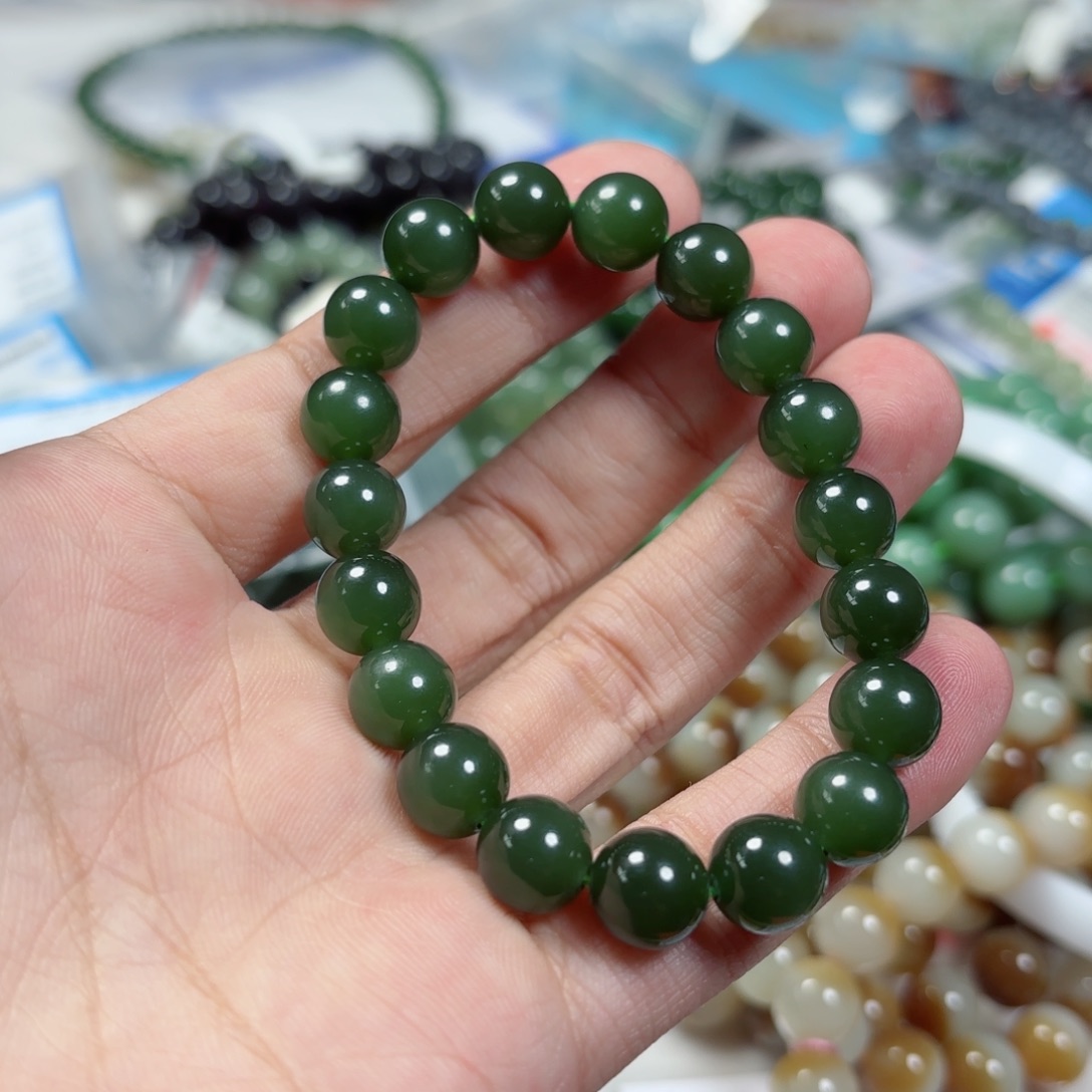 和田玉手链未镶嵌