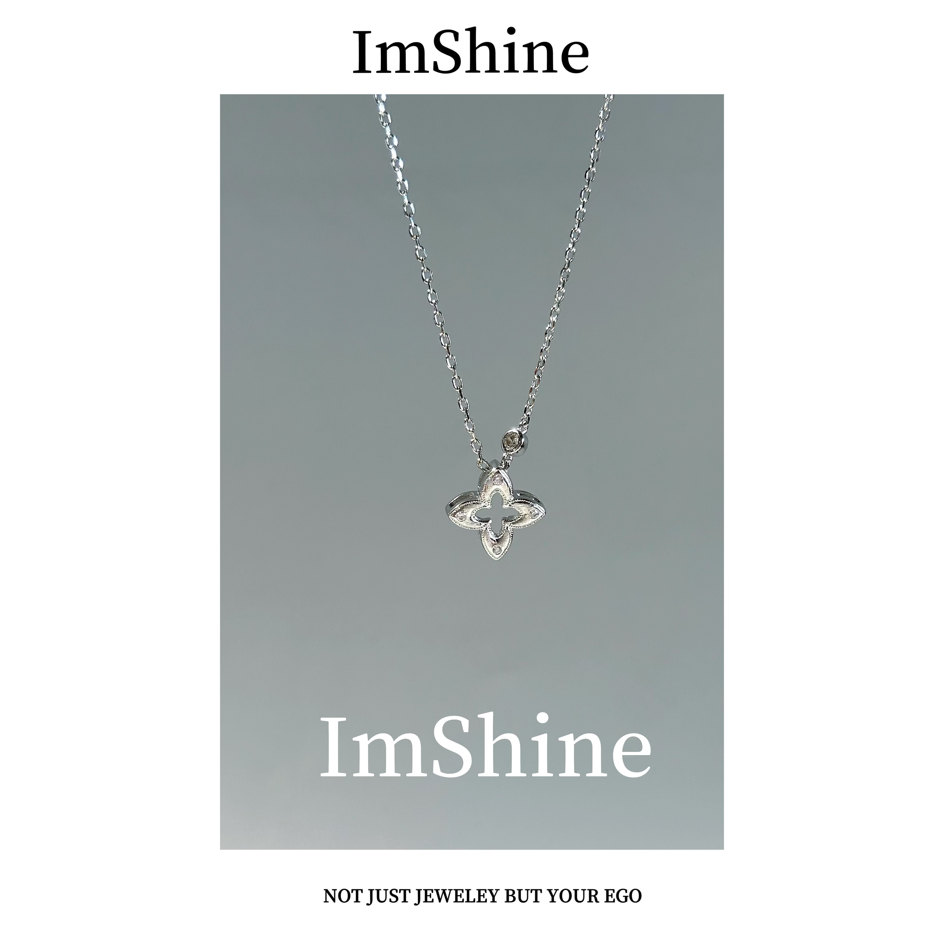 铜合金项链 星芒·意大利拉丝工艺锁骨项链·ImShine-yj01