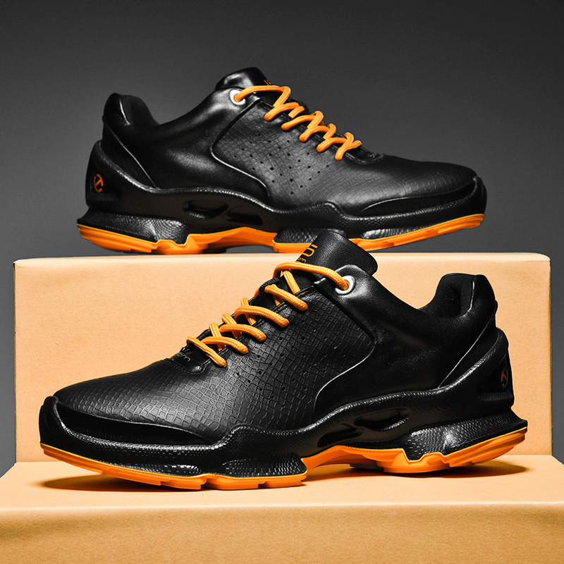 DQGECCO爱步特伦男鞋头层牛皮时尚休闲鞋15周年纪念款健步运动鞋