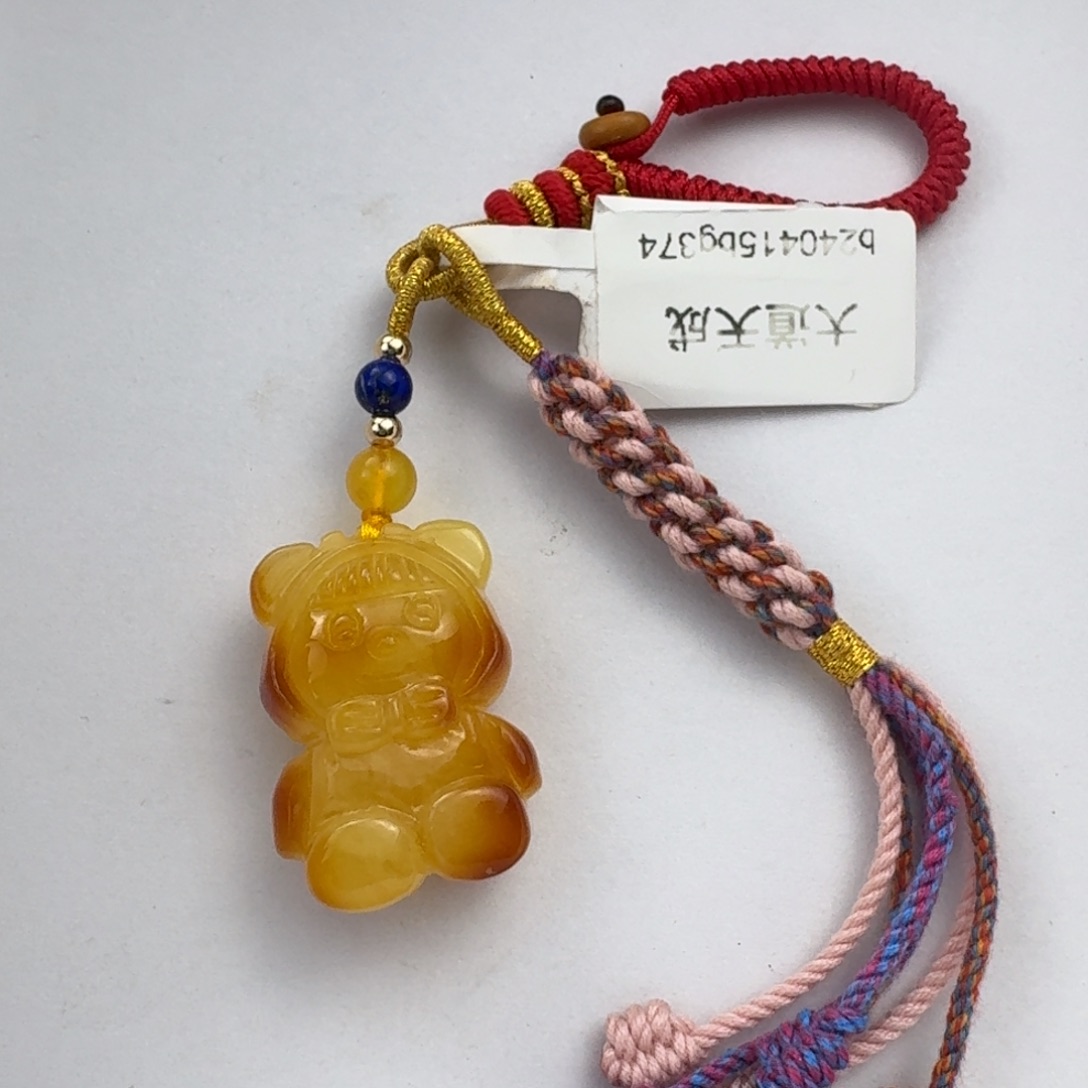 蜜蜡未镶嵌珠宝奇石包挂