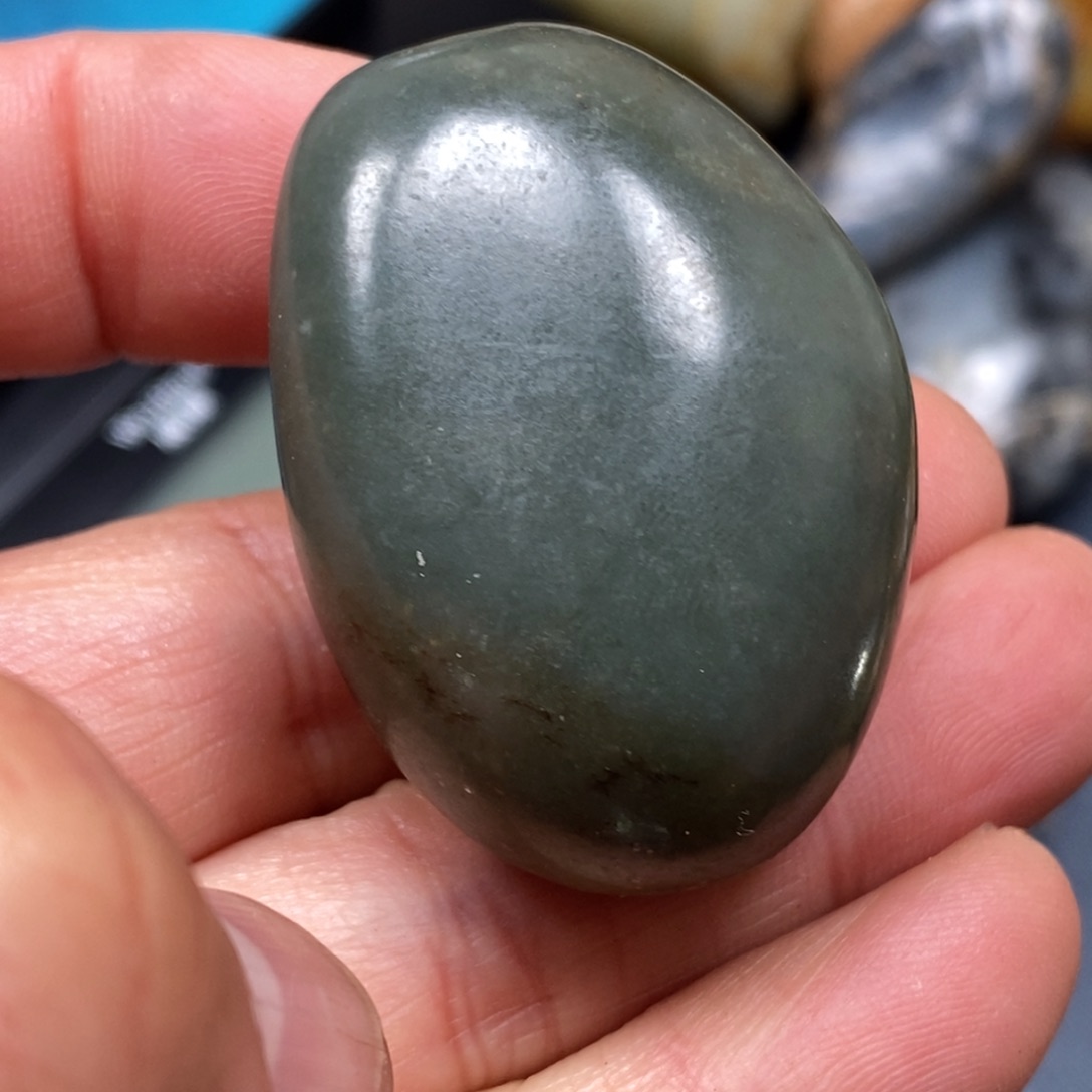 和田玉挂件铂Pt950镶嵌