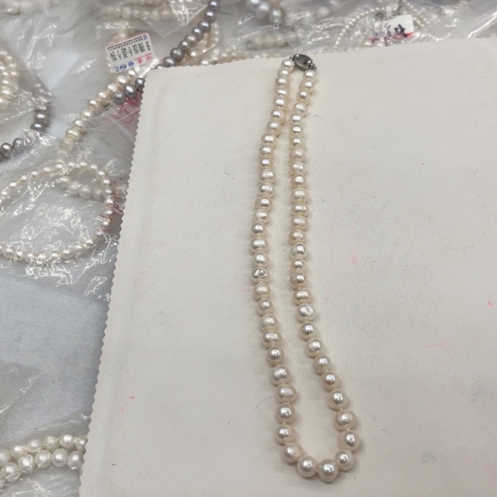 淡水珍珠未镶嵌颈饰00837