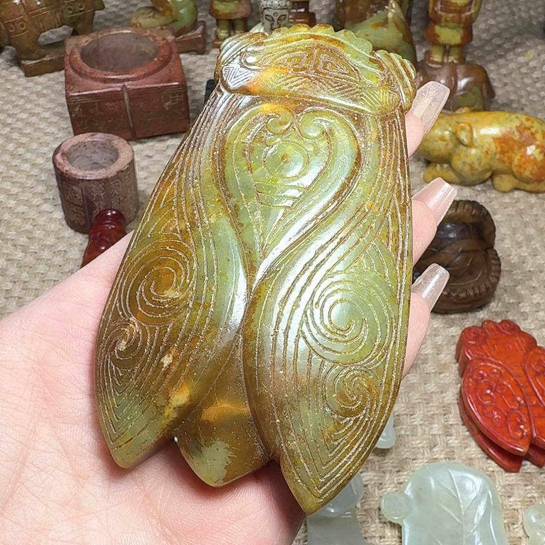 白玉菩提吊坠挂件