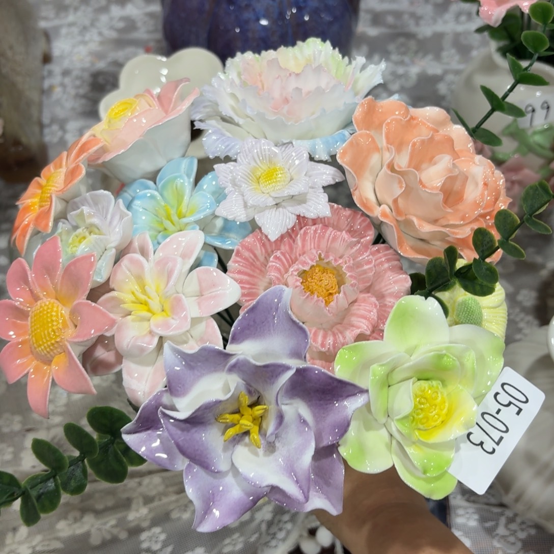 陶瓷花，20元发货，退款拉黑573