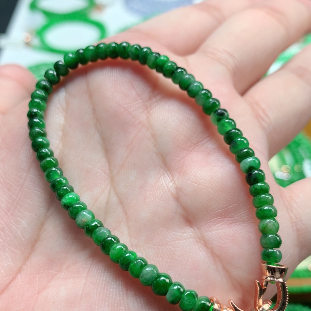翡翠未镶嵌手链翡翠