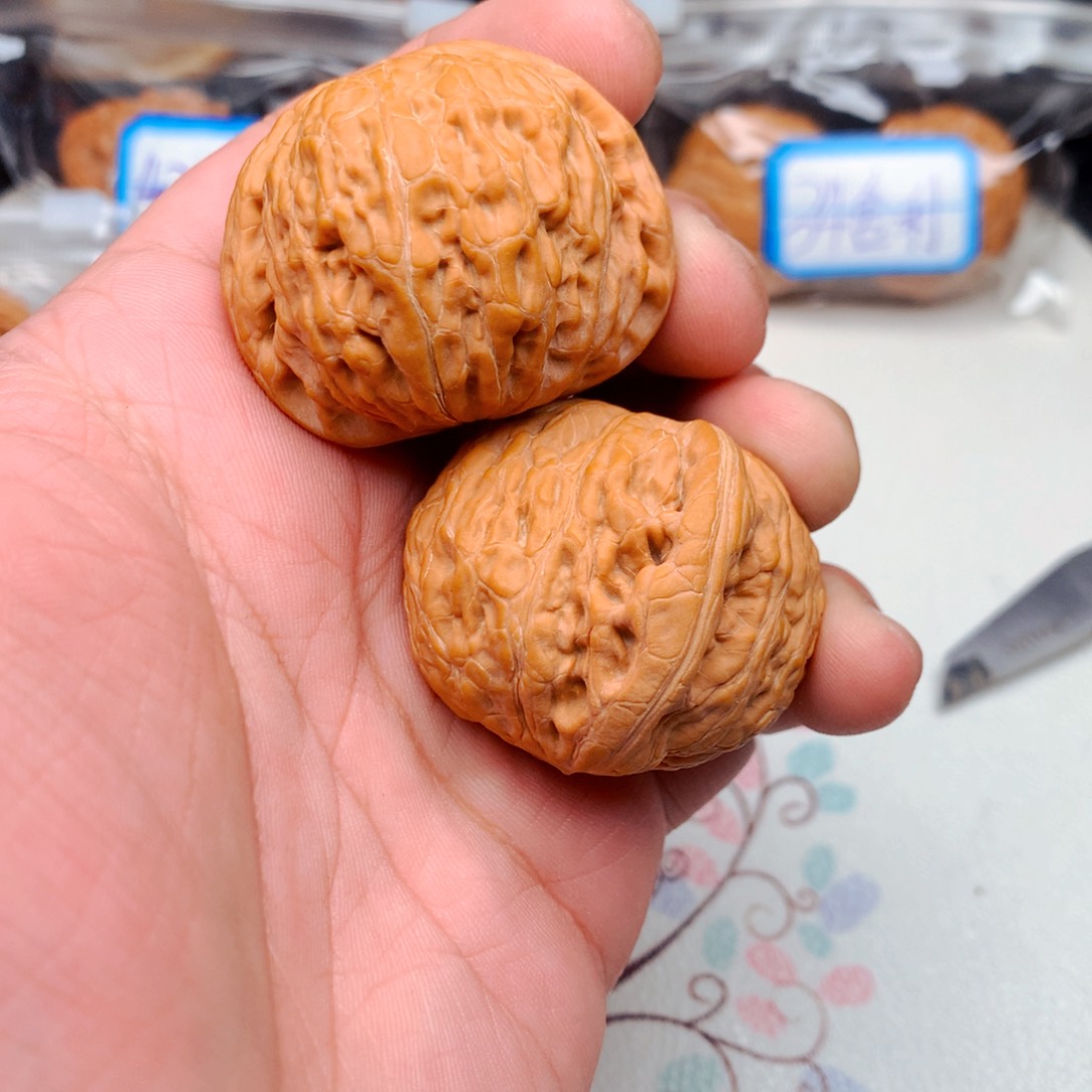 文玩核桃把件富*炮铁锤
