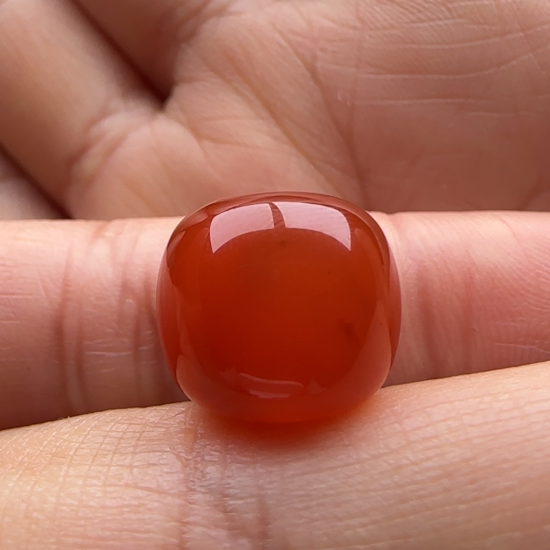 南红玛瑙老型13.6x12.3未镶嵌沙纹