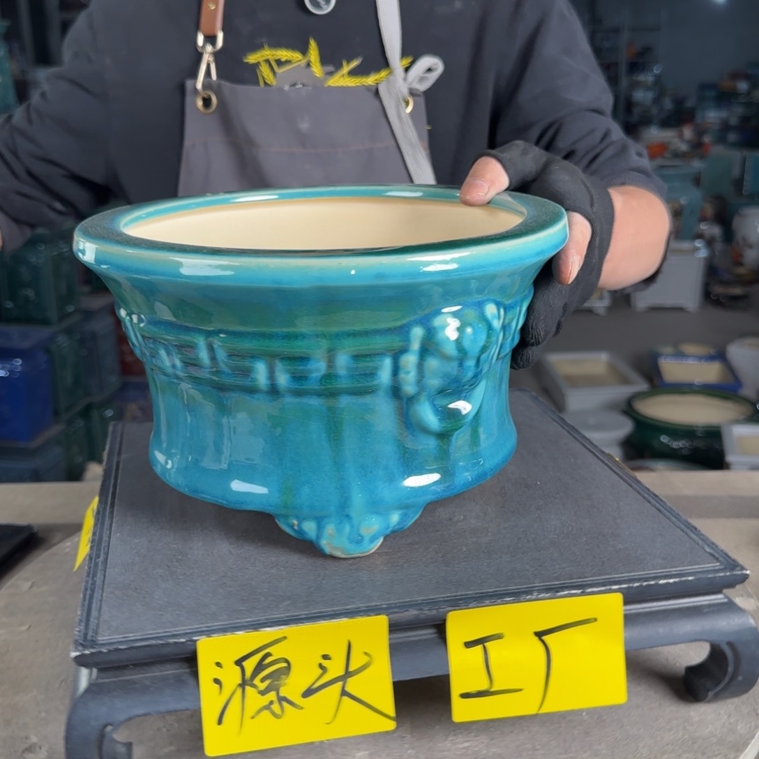 一风堂石湾花盆。微瑕 