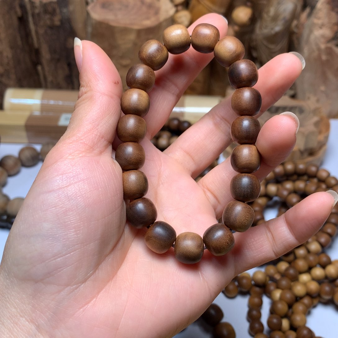 檀香木手串/手链佛****店老山檀香1.0✖️1.1黑肉老料