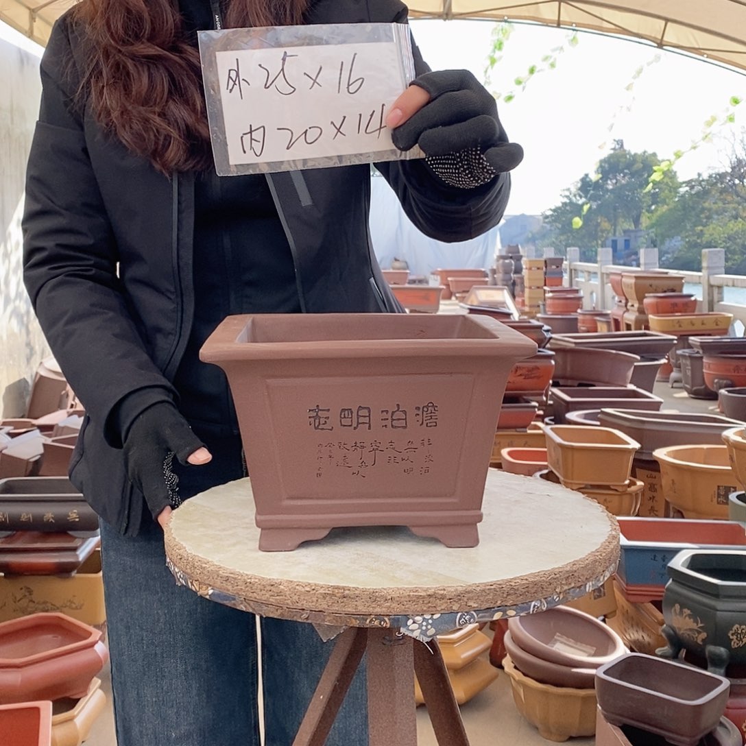 紫砂花盆紫砂花盆