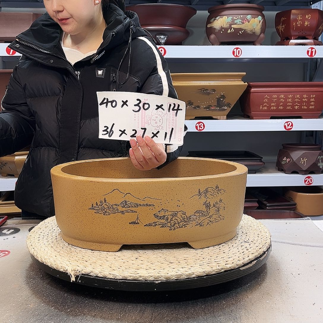 紫砂花盆紫砂花盆