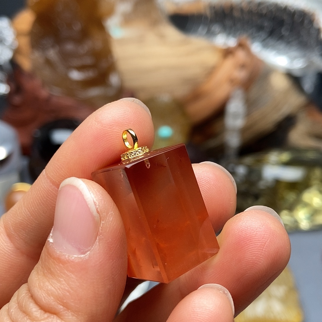 银S925镶嵌水晶颈饰吊坠