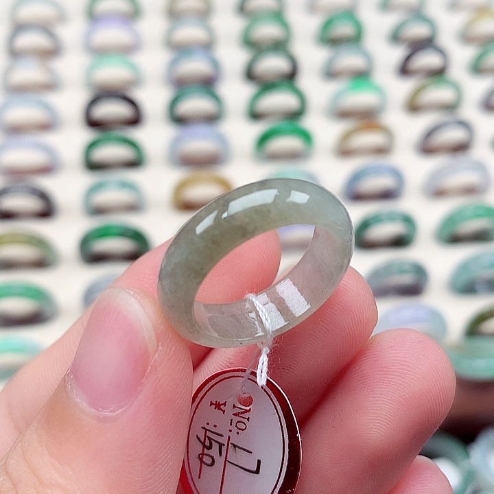 翡翠戒指未镶嵌17号