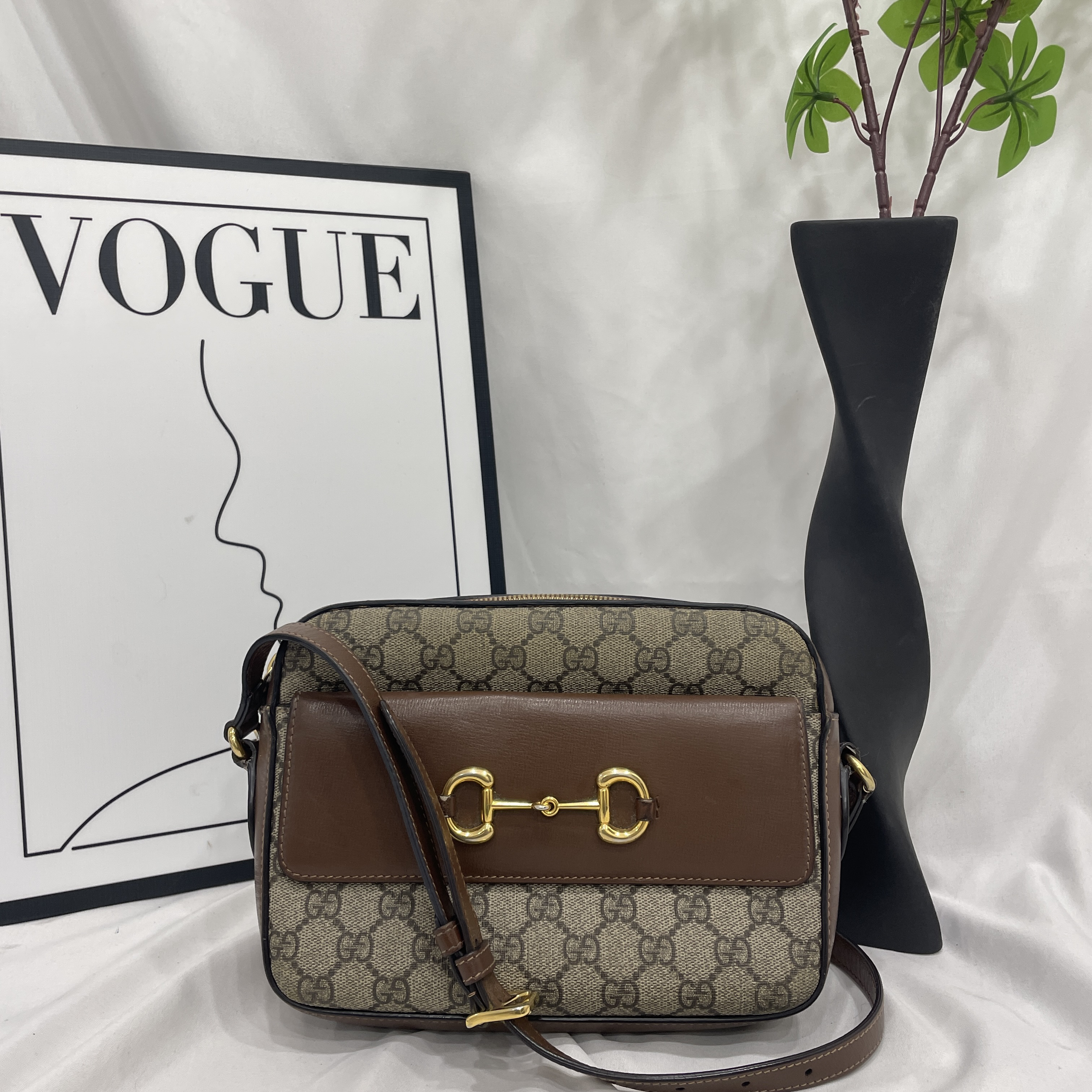 95新 GUCCI/古驰 1955系列斜挎包/15319
