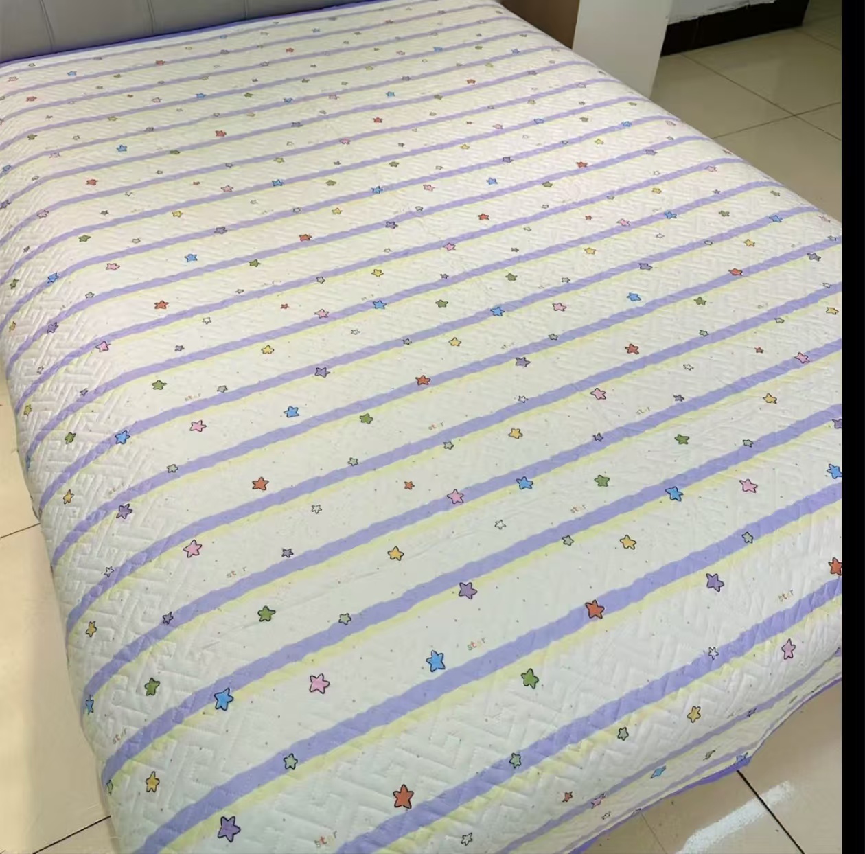 【四季床盖】四季加厚床盖防滑固定夹棉加密绗缝柔软亲肤透气多功能