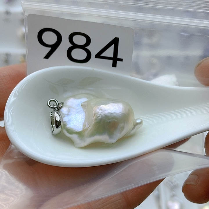 淡水珍珠颈饰银S925镶嵌