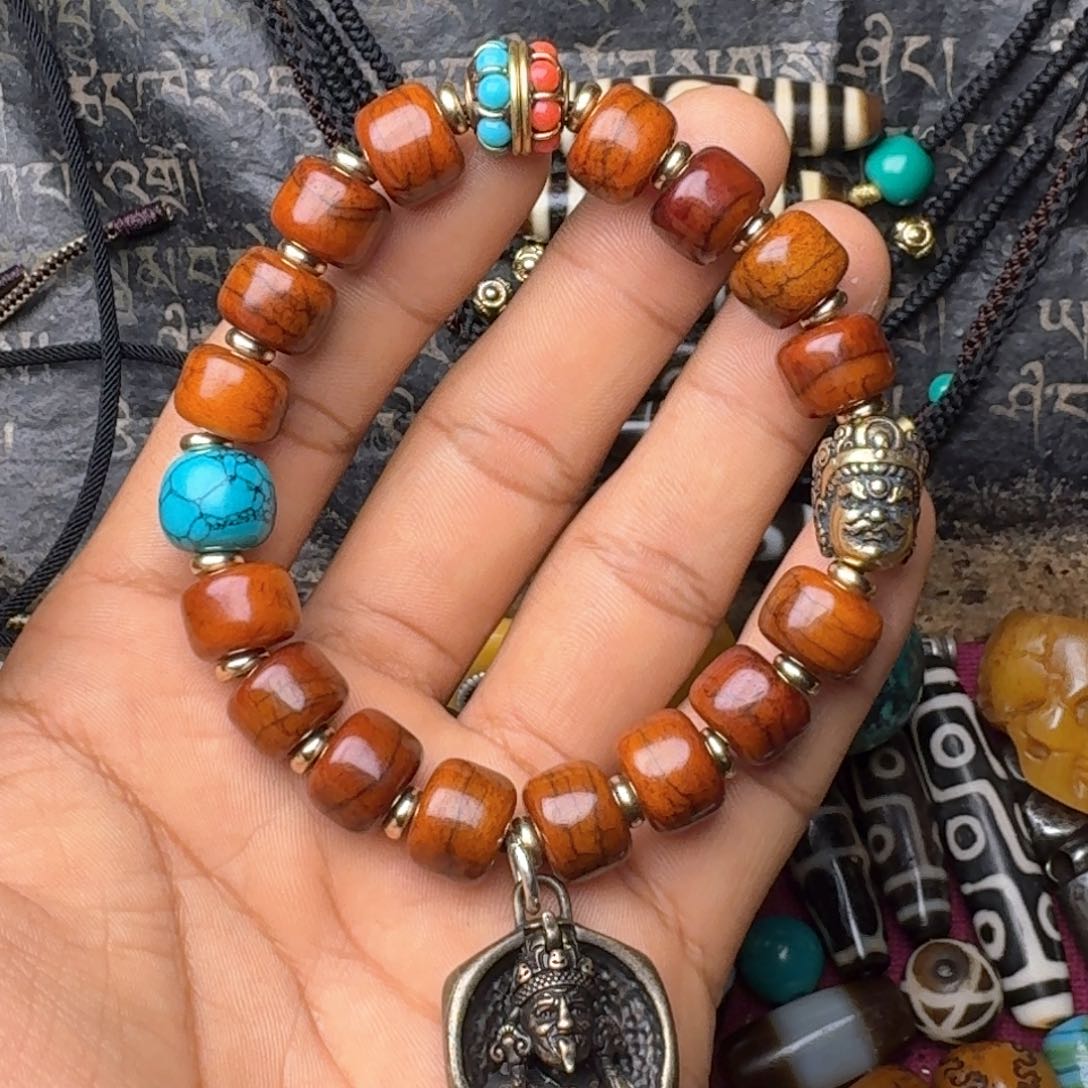 金刚菩提手串牦牛骨