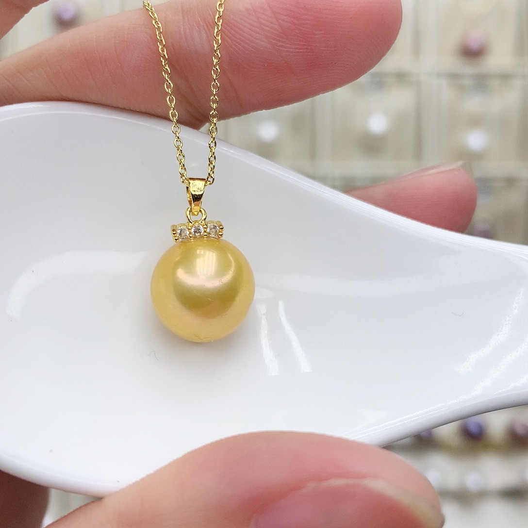 淡水珍珠颈饰合金