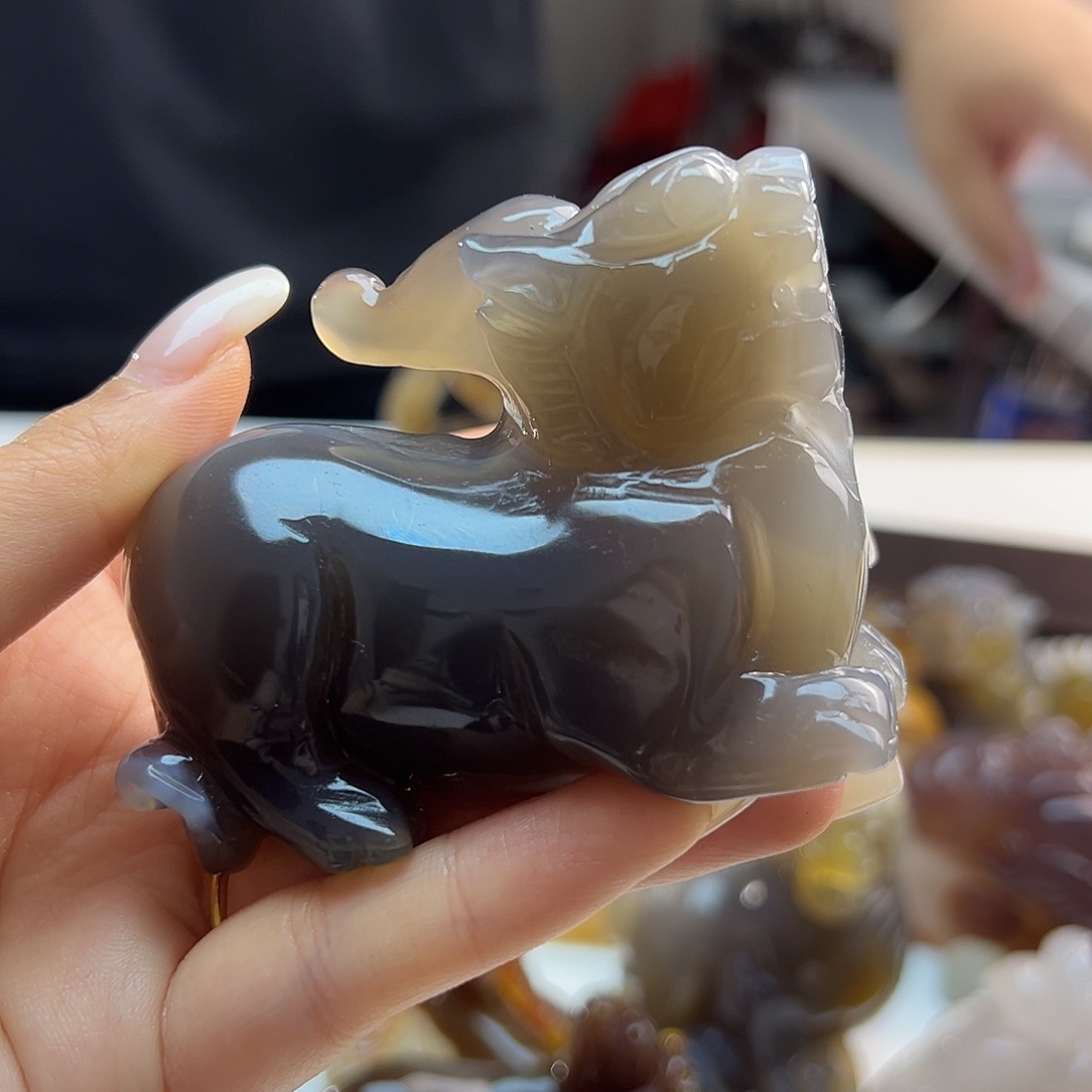 玛瑙/玉髓未镶嵌吊坠(不含链)