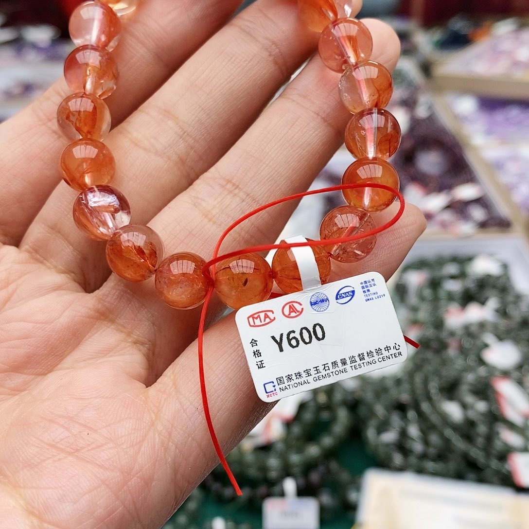 水晶手链未镶嵌Y600胶花