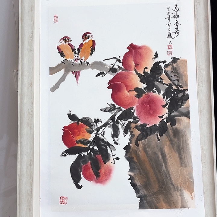 国画老师手绘作品